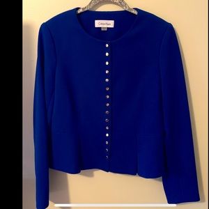 💙Calvin Klein Royal Blue Blazer & Gold Buttons 💙